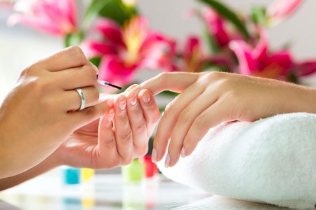 Nails manicure pedicure